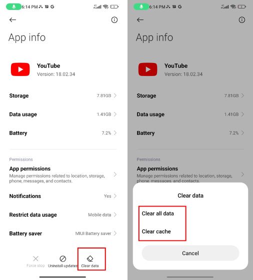 MIUIలో యాప్ డేటాను క్లియర్ చేయండి